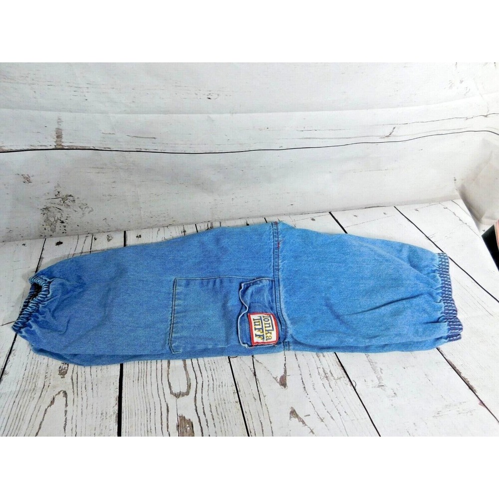 Vintage 70’s TONKA TUFF Jeans Boys Size 4 Blue Vintage US Components Cotton